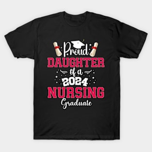 Proud daughter of a class 2024 graduate graduation T-Shirt